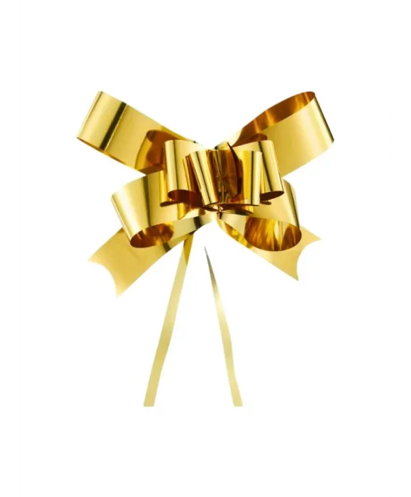 Çekmeli Fiyonk Hediye Paketi Süsü Gold 50 Adet