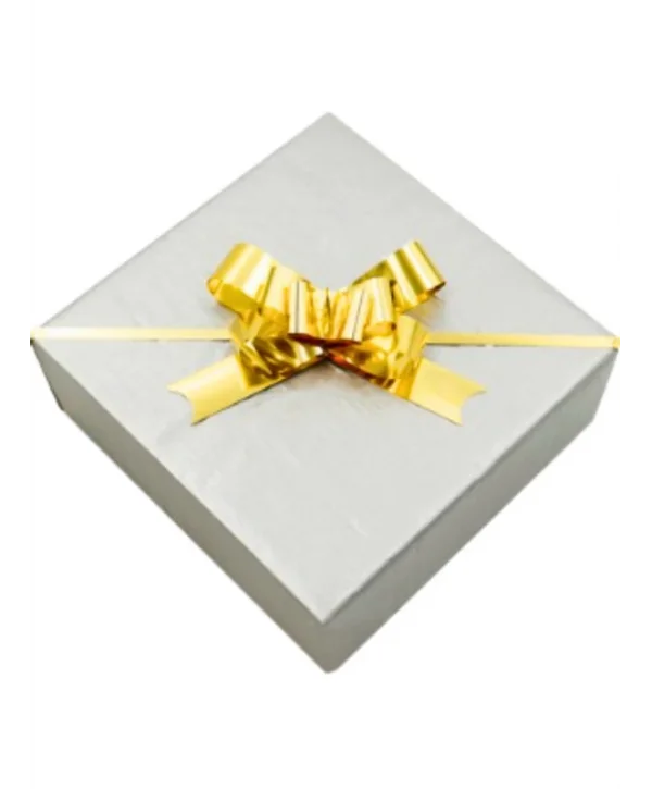 Çekmeli Fiyonk Hediye Paketi Süsü Gold 50 Adet