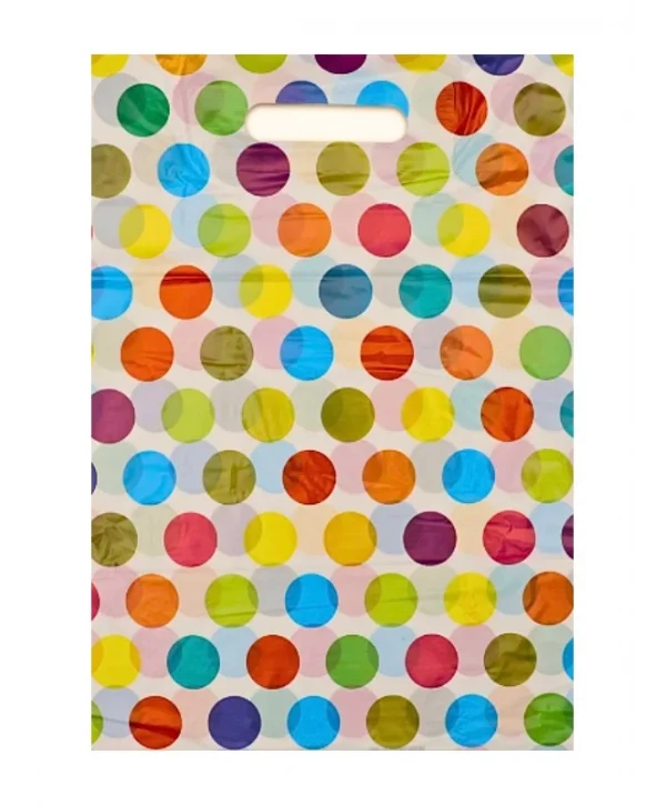 Çok Renkli Takviyeli Poşet Puantiye Desen 1000 Adet No:4