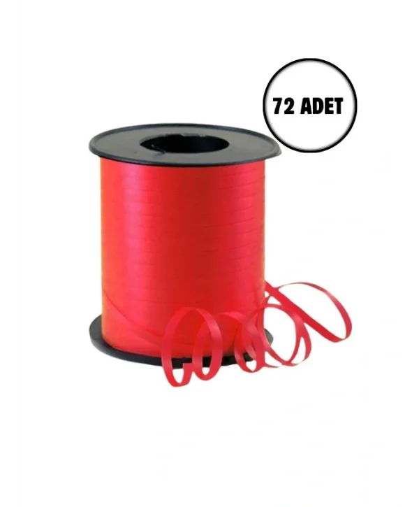 Rabant-Rafya Şerit Lüks Kırmızı 72 Adet