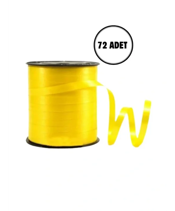 Rabant-Rafya Şerit Lüks Sarı 72 Adet