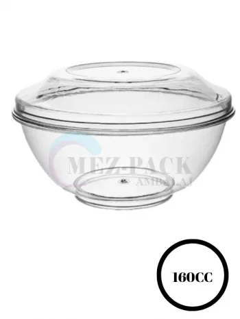 160cc Yuvarlak Kase Kapaklı 250 Adet