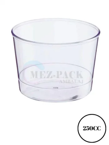 250cc Bodega Tatlı Kasesi Kapaksız 100 Adet