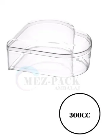 300cc Kalpli Tatlı Kasesi Kapaklı 100 Adet