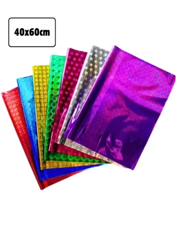 40x60cm Desenli Lüks Metalize Poşet 1000 Adet