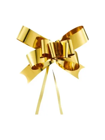 Çekmeli Fiyonk Hediye Paketi Süsü Gold 50 Adet