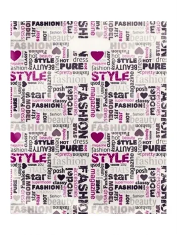 Çok Renkli Takviyeli Poşet Fashion Desen 500 Adet No:4