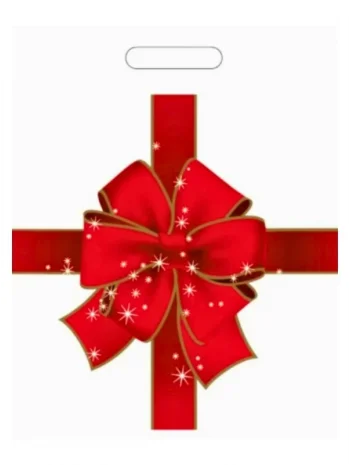 Çok Renkli Takviyeli Poşet Fiyonk Desen 150 Adet No:4