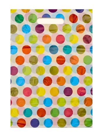 Çok Renkli Takviyeli Poşet Puantiye Desen 150 Adet No:4