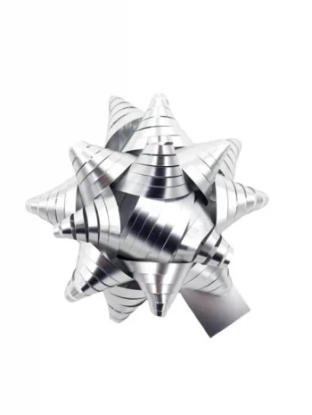 Kutup Yıldızı Hediye Paketi Süsü Silver 24 Adet