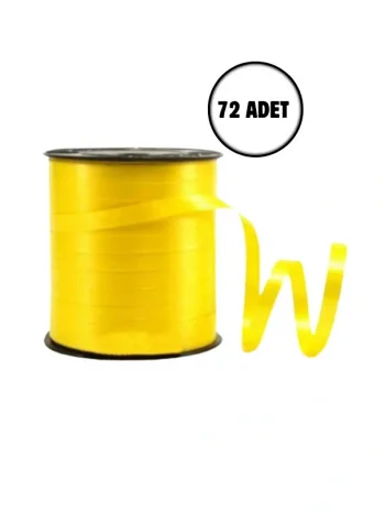 Rabant-Rafya Şerit Lüks Sarı 72 Adet