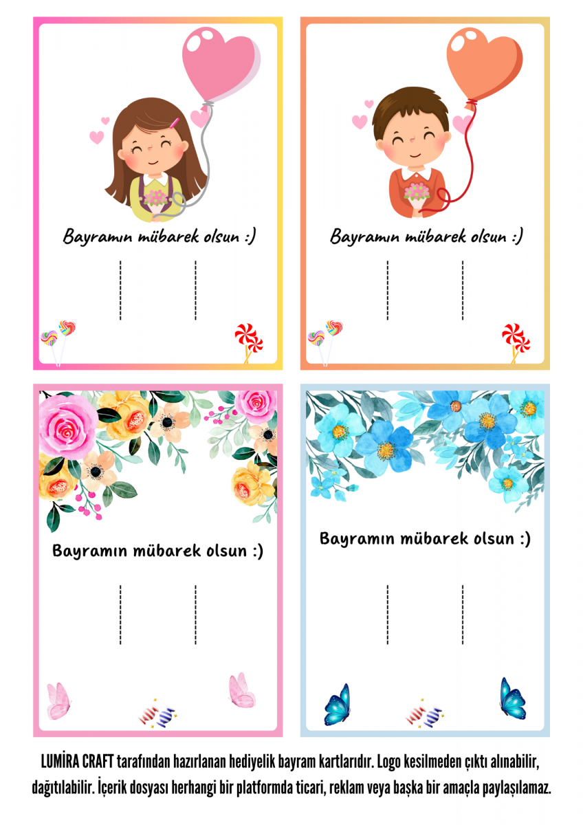 Bayram Tebrik Kartı 2