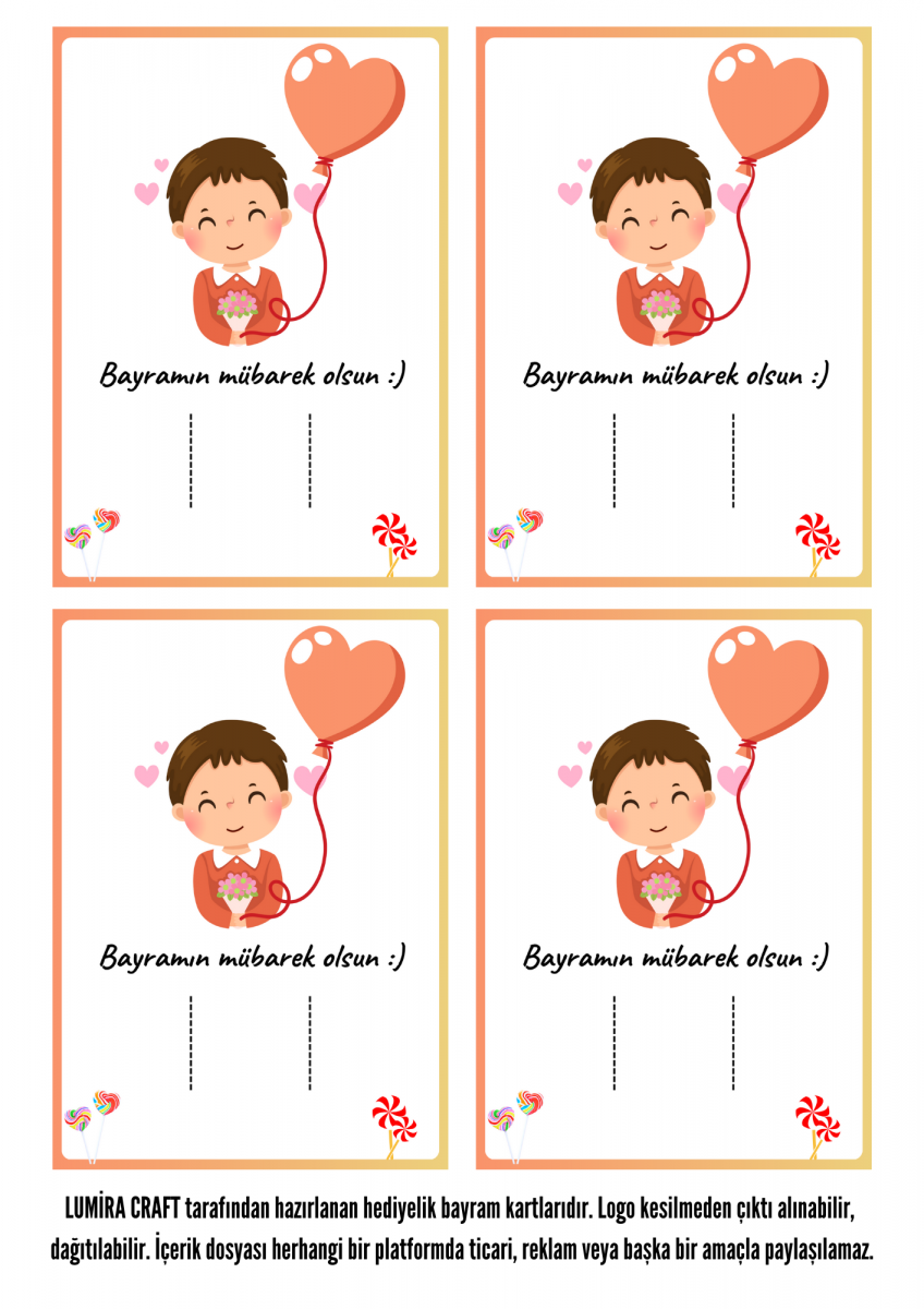 Bayram Tebrik Kartı 4