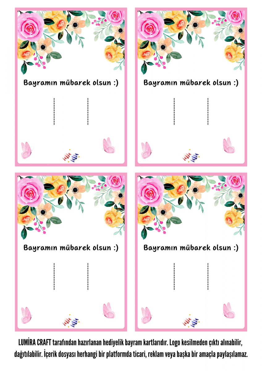 Bayram Tebrik Kartı 5