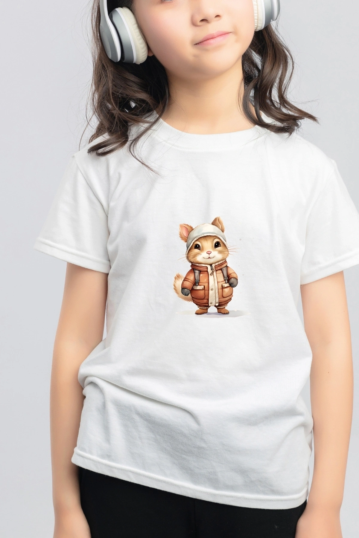 Sevimli Kış Hayvanları Kumaşa Ütü ile Yapışan DTF Transfer Baskı Kağıdı