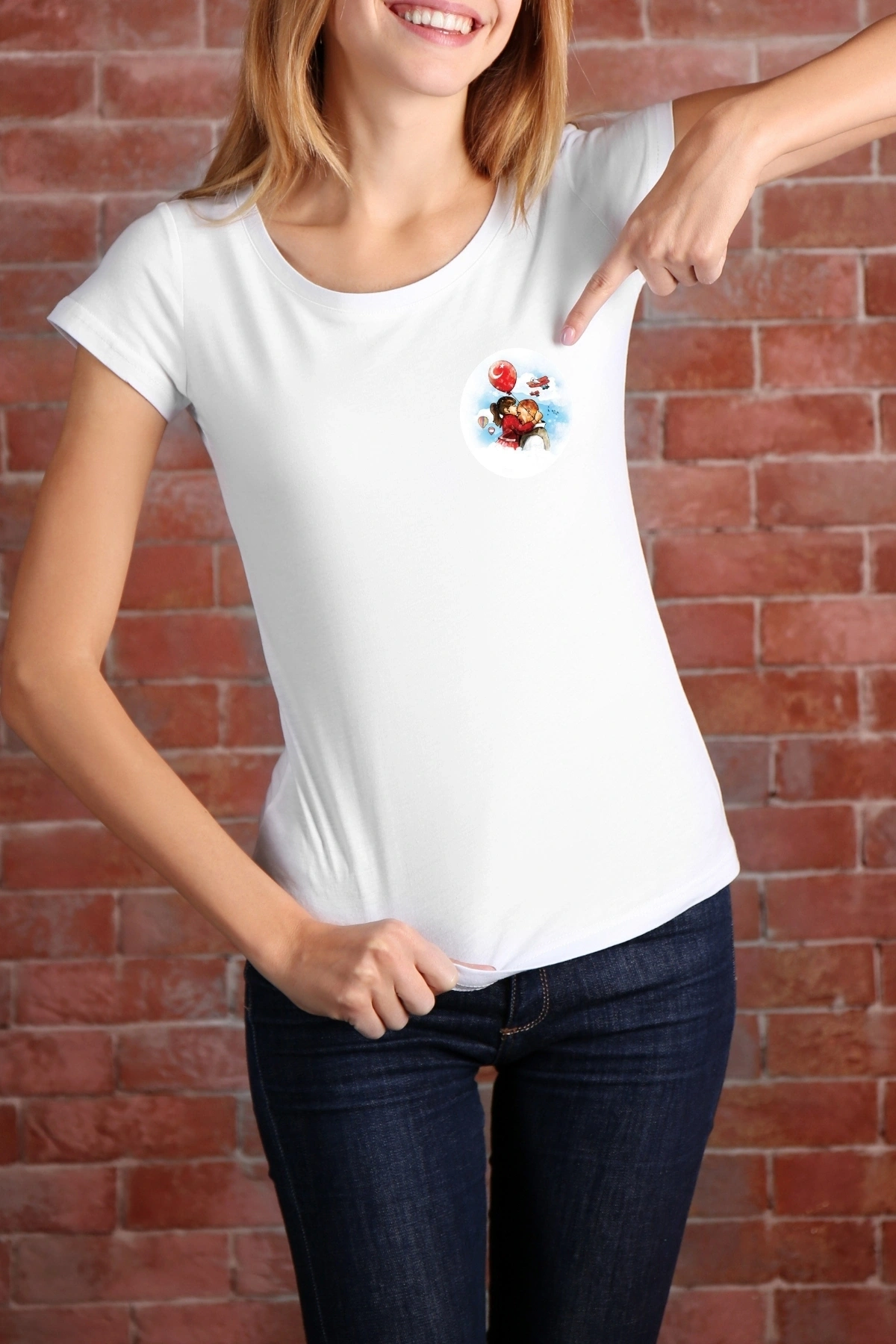 Atatürk ve Kız Çocuğu 23 Nisan - Ütü ile Yapışan DTF Transfer Baskı Kağıdı, Tişört Arma