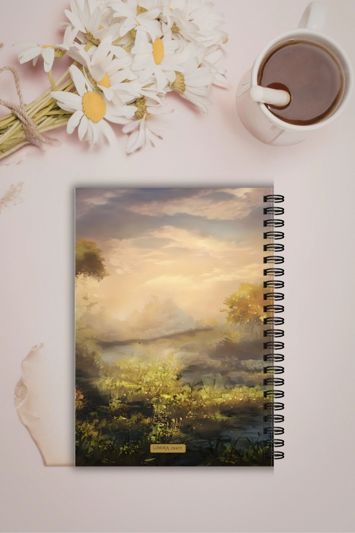 Doğa Temalı - A5 Boy Günlük Planlayıcı , Daily Planner, To Do List-Konsept Not Defteri, Notepad