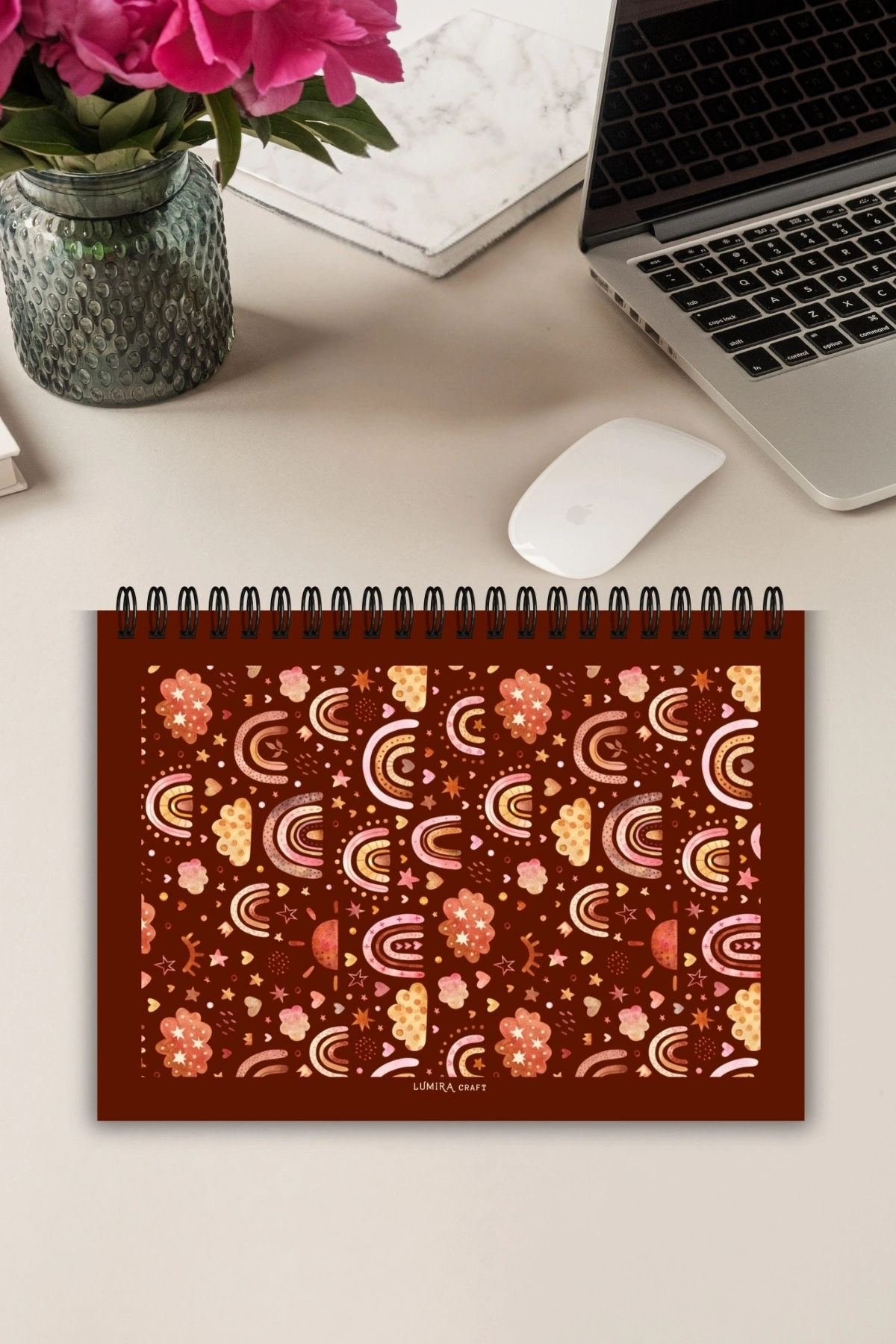 Soft Gökkuşağı A5-Haftalık Planlayıcı , Weekly Planner, To Do List-Konsept Not Defteri, Notepad