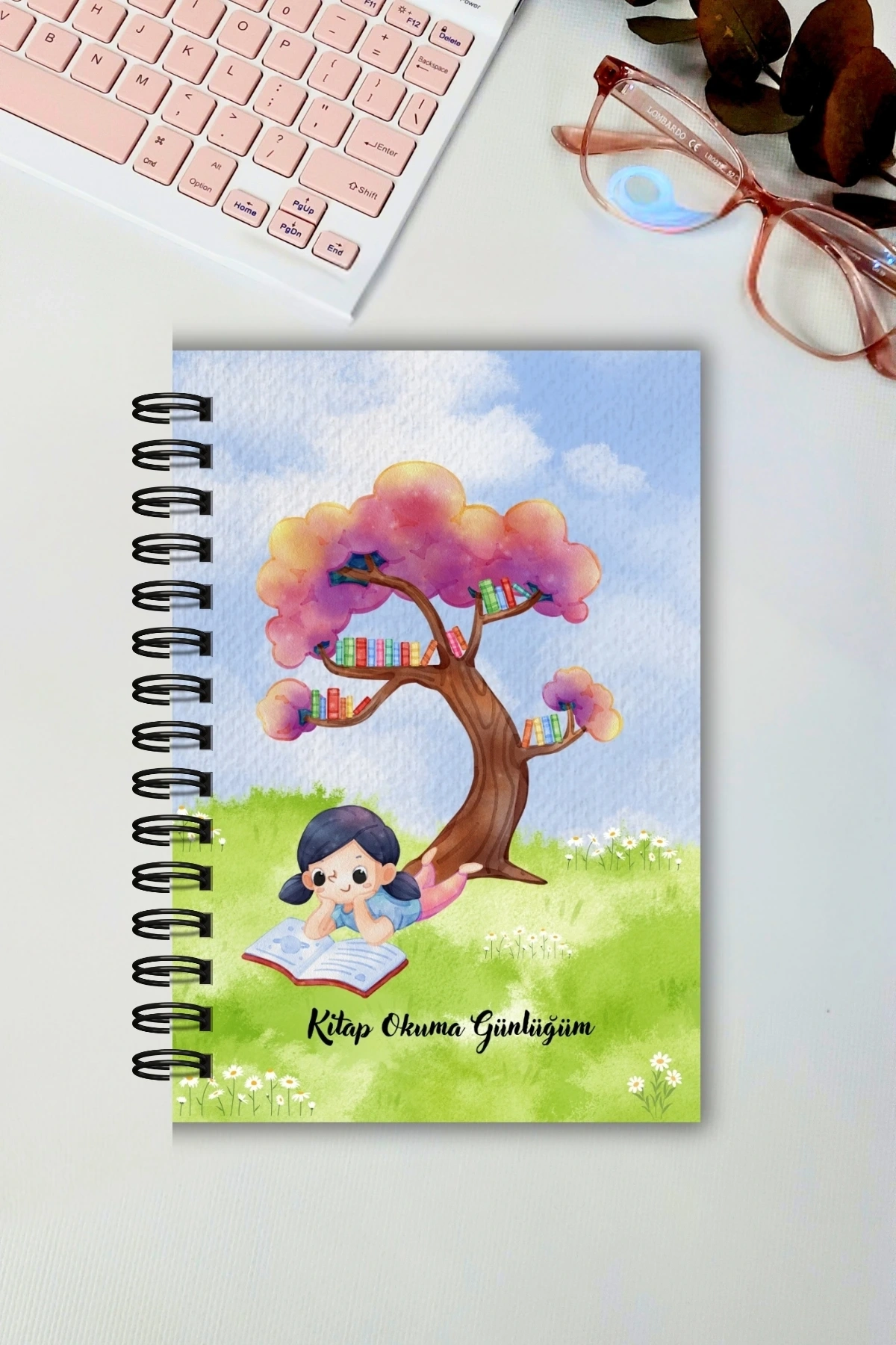 Renkli Kız Çocuk Kitap Okuma Günlüğü, Çocuklar Için Günlük, Book Reading Daily