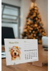 2026 Yılı Sevimli Köpekler Temalı Standlı Masa Üstü Takvimi