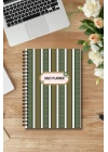 Etnik Desen - A5 Boy Günlük Planlayıcı , Daily Planner, To Do List-Konsept Not Defteri, Notepad