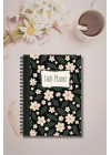 Papatya Temalı - A5 Boy Günlük Planlayıcı , Daily Planner, To Do List-Konsept Not Defteri, Notepad