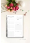 Renkli Fırça Darbeli- A5 Boy Günlük Planlayıcı , Daily Planner, To Do List-Konsept Not Defteri