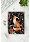 Mistik Tilki Tasarım, A5-Günlük Planlayıcı , Daily Planner, To Do List-Konsept Not Defteri, Notepad