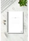 Mistik Tilki Tasarım, A5-Günlük Planlayıcı , Daily Planner, To Do List-Konsept Not Defteri, Notepad