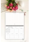 Elegant Floral A5-Haftalık Planlayıcı , Weekly Planner, To Do List-Konsept Not Defteri, Notepad
