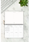 Green Botanical A5-Haftalık Planlayıcı , Weekly Planner, To Do List-Konsept Not Defteri, Notepad