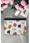 Renkli Çiçekler A5-Haftalık Planlayıcı , Weekly Planner, To Do List-Konsept Not Defteri, Notepad