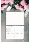 Renkli Çiçekler A5-Haftalık Planlayıcı , Weekly Planner, To Do List-Konsept Not Defteri, Notepad