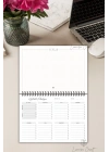 Soft Gökkuşağı A5-Haftalık Planlayıcı , Weekly Planner, To Do List-Konsept Not Defteri, Notepad