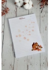 Sonbahar Sevimli Sincap, Kış, Yılbaşı A5 Notepad Memopad Bloknot Defter Not Defteri
