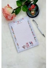 Yılbaşı Temalı Sevimli Hayvanlar A-5 Note Pad, Bloknot, Defter, Not Kağıdı, Not Defteri