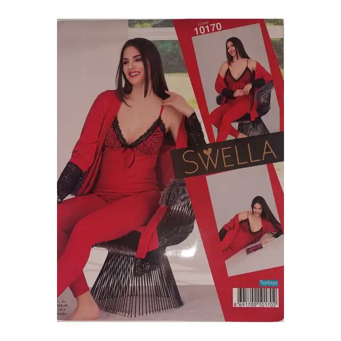 3LÜ PİJAMA TAKIMI (GECELİK)