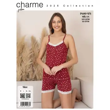 KADIN ASKILI KISA ŞORTLU PİJAMA TAKIMI