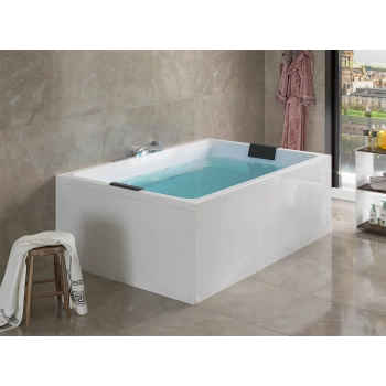 Avva 120x170 Gövde Küvet Akrilik Ön ve Yan Panelli + Sistem 1 Jakuzili