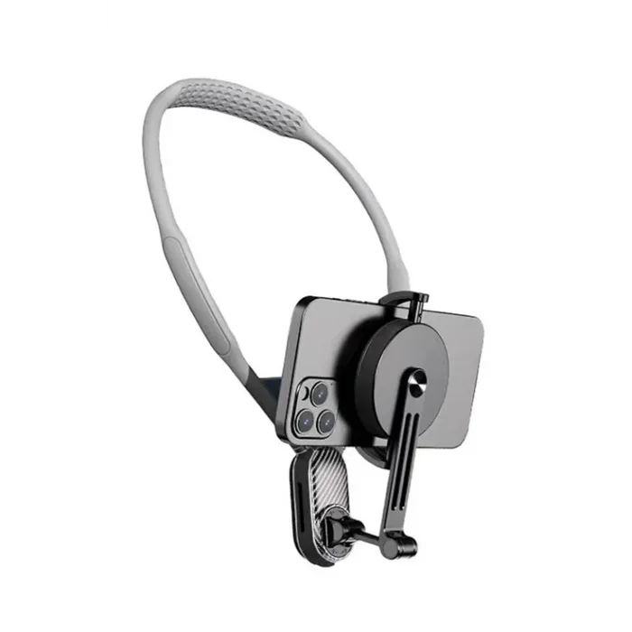 360 Derece Ayarlanabilir Boyun Askılı Manyetik Telefon Tutucu
