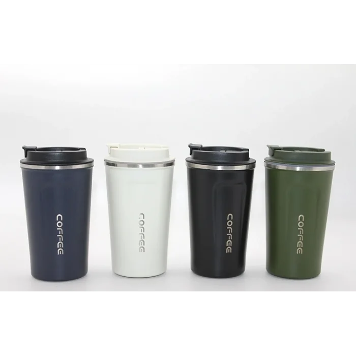 500 Ml Paslanmaz Çelik Termos Mug - Çift Katmanlı Sızdırmaz Kahve Kupası Alk3134