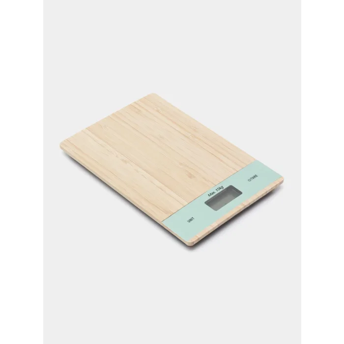 Ahşap Lüks Dijital Ekranlı 15 Kg 1 Gr Çok Şık Hassas Elektronik Mutfak Terazisi