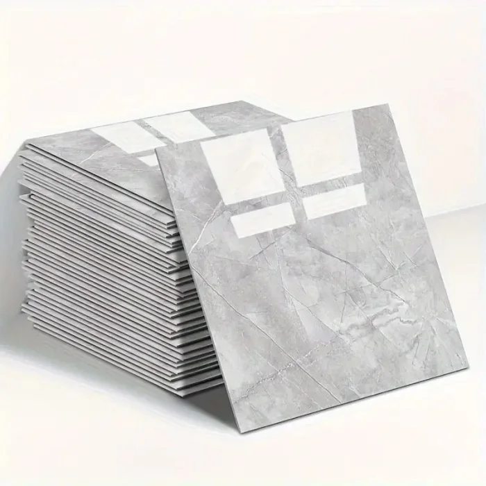 Gri Mermer Desen Duvar Sticker (30*30)