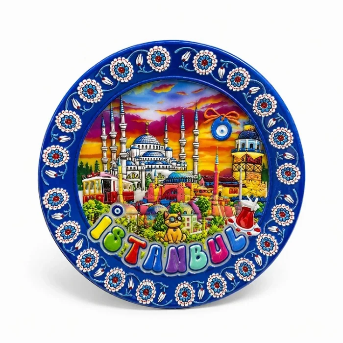 İstanbul Temalı Seramik Magnet Alk5854