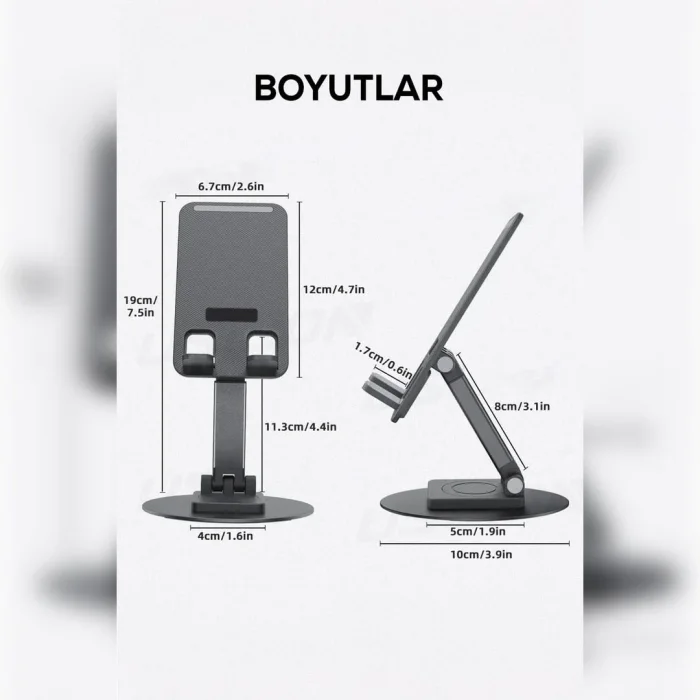 Kablo Geçirilebilir Telefon Tutucu