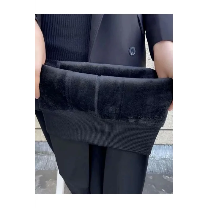 Siyah Peluş Tayt Pt580-1