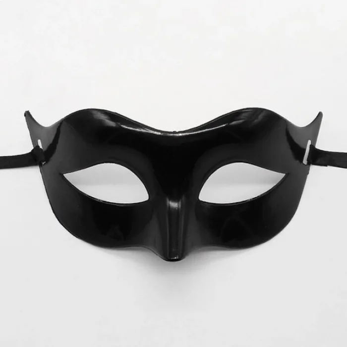 Siyah Renk Masquerade Kostüm Partisi Venedik Balo Maskesi