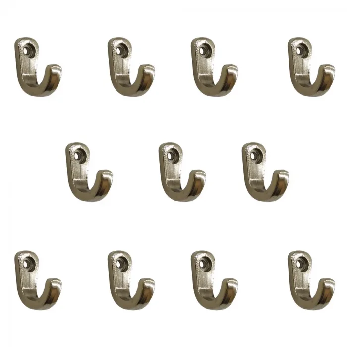 Tekli Bijuteri, Dekor Askısı - Nikel, 100 Adet, 10x18x22 Mm