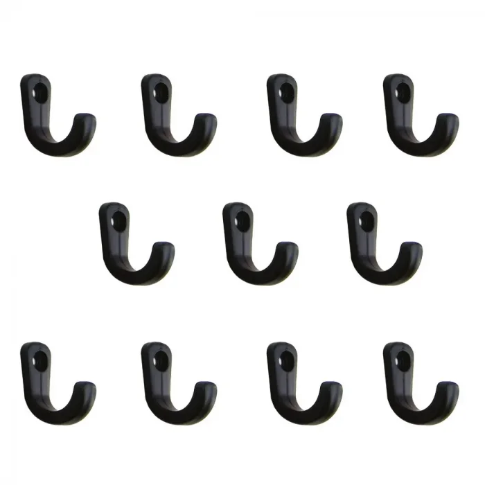 Tekli Bijuteri, Dekor Askısı - Siyah, 100 Adet, 10x18x22 Mm