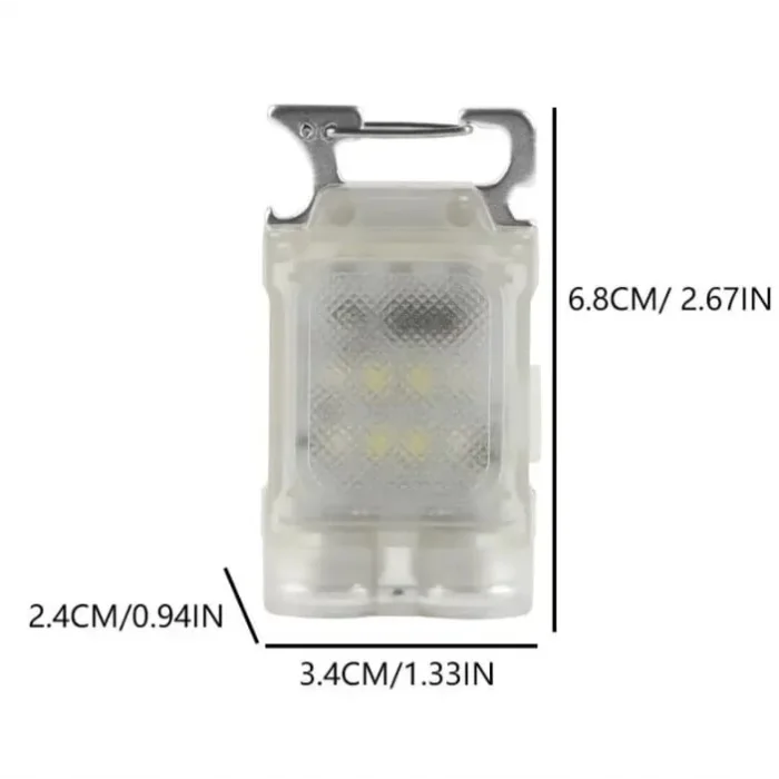 V15 Edc El Feneri 1200lm Anahtarlık Işık Tip-c Şarj Edilebilir Taşınabilir Mini Torch Mıknatıs Klips Ile Kamp Cep Fener